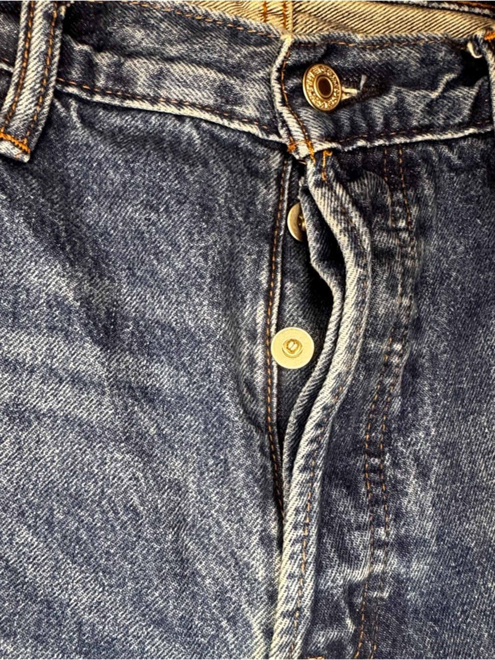 GAP 90s Loose Jeans Mens 36x32 Vintage Denim Fade - Picture 7 of 10